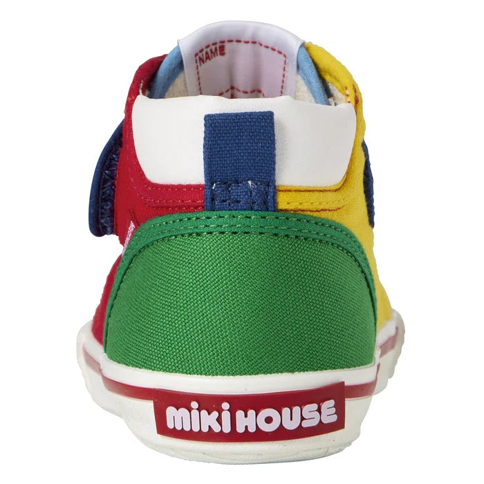 >Miki House My Second Shoes Classic High Top Color Block
