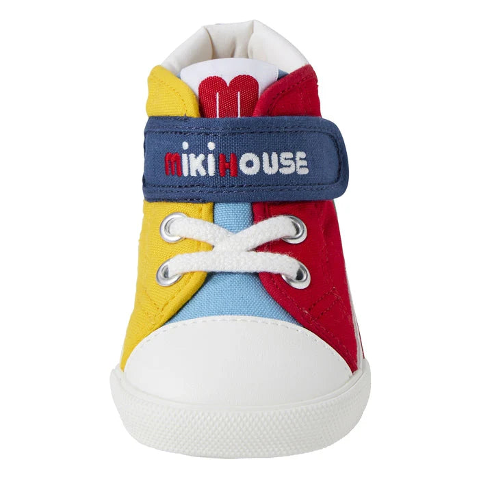 >Miki House My Second Shoes Classic High Top Color Block