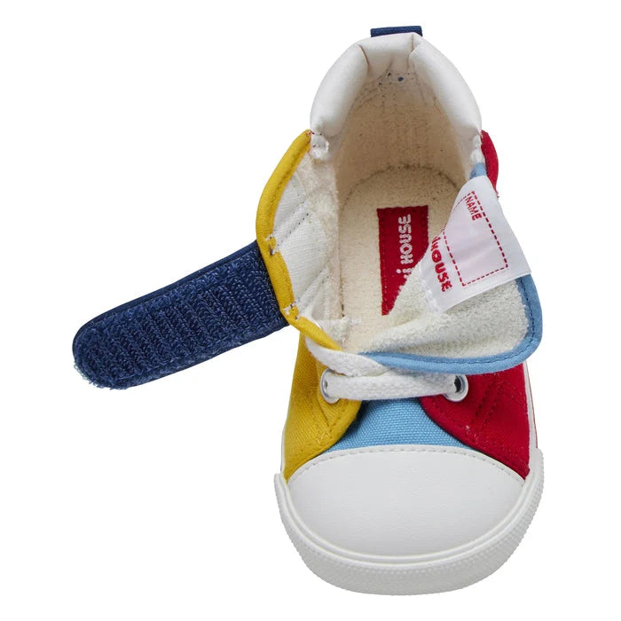 >Miki House My Second Shoes Classic High Top Color Block