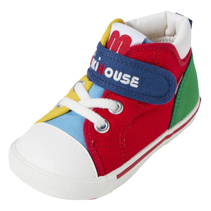 >Miki House My Second Shoes Classic High Top Color Block