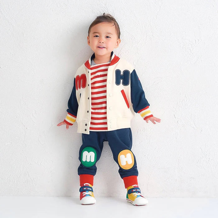 >Miki House My Second Shoes Classic High Top Color Block