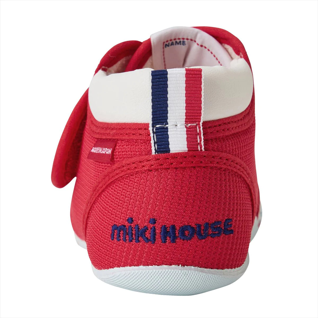 Miki House My First Walker Shoes - Classic Red