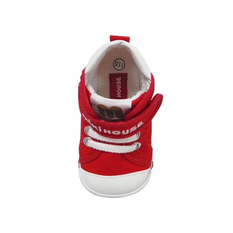 >Miki House My First Walker Shoes Classic High Top - Red