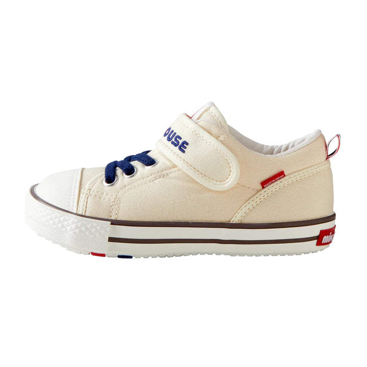 >Miki House Kids Classic Low Top Shoes - White
