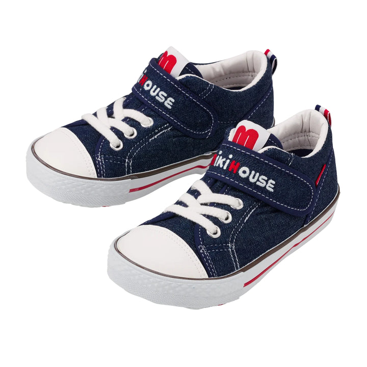 >Miki House Kids Classic Low Top Shoes - Indigo
