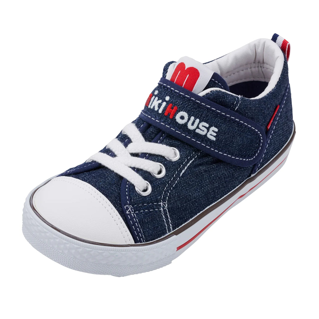 >Miki House Kids Classic Low Top Shoes - Indigo
