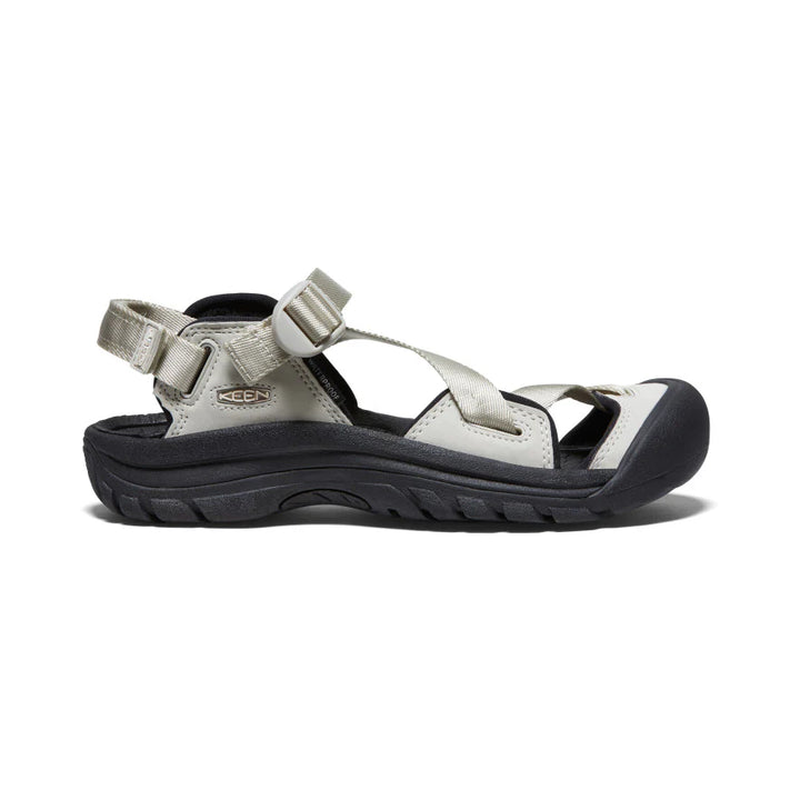 KEEN Women's Zerraport II Open-Air Hybrid Sandal - SILVER BIRCH/BLACK