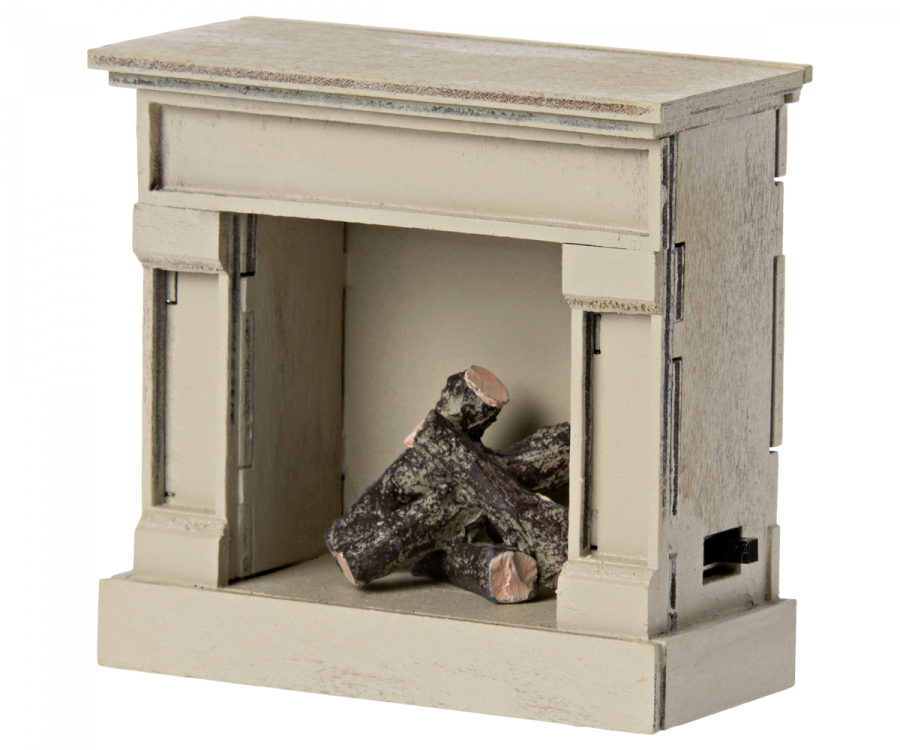 >Maileg Fireplace, Mouse - Off white [Expected Receipt Date: Aug 26]