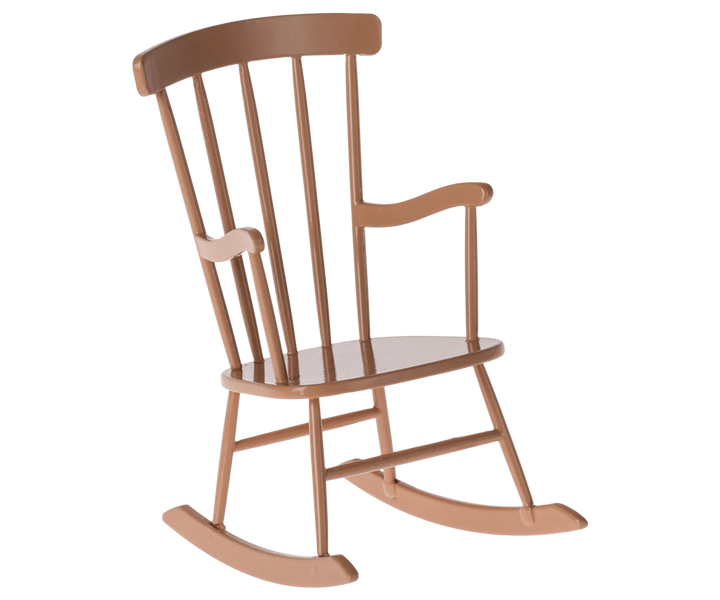 Maileg Rocking chair, Mini - Dark powder