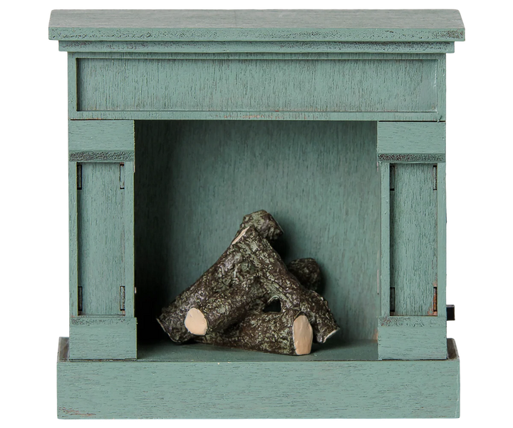 >Maileg Fireplace, Mouse - Blue [Expected Receipt Date: Aug 26]
