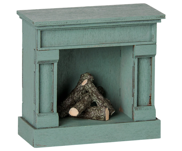 >Maileg Fireplace, Mouse - Blue [Expected Receipt Date: Aug 26]