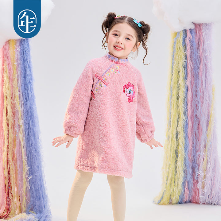 >Nian 年衣 小马宝莉新年章仔旗袍 - 石蕊粉