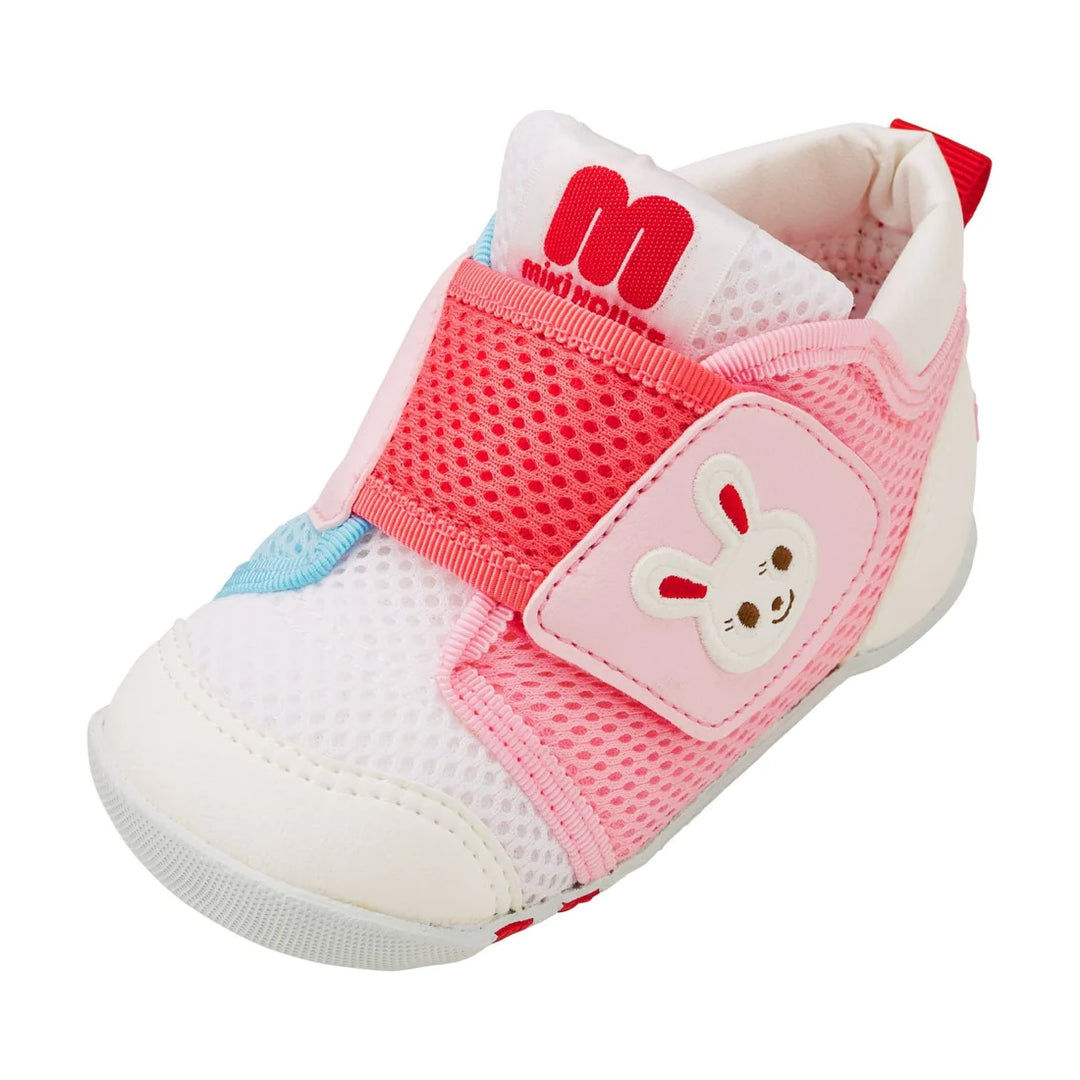 >Miki House Kids My First Walker Shoes Double Russell - Pastel Pop