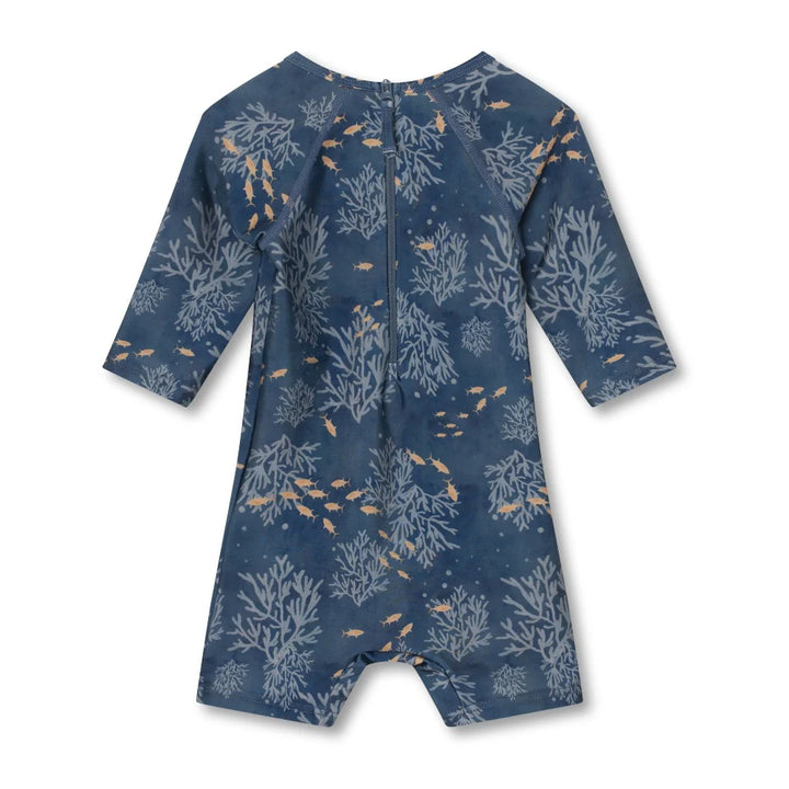 MINI A TURE Kids MATGOLDIE 3/4 Printed Swimsuit - Deep waters