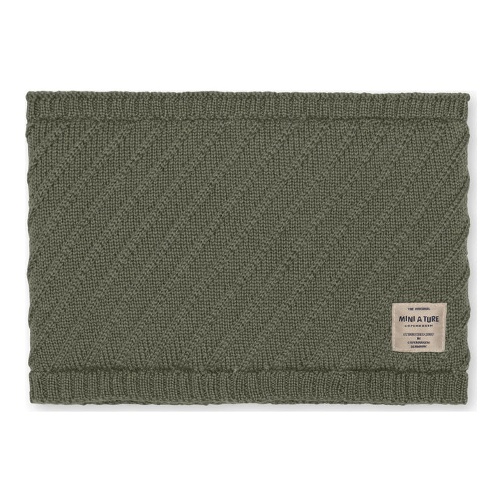 MINI A TURE Kids MATGOI Fleece Lined Neckwarmer - Olive Night