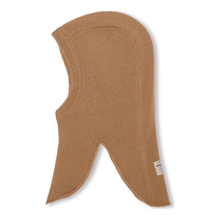 MINI A TURE Baby MATKEA Wool Light Hood - Pecan Brown