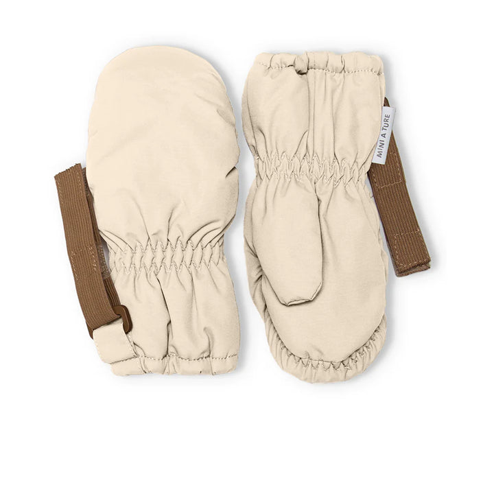 MINI A TURE Kids CORDT Fleece Lined Gloves in Angora Cream