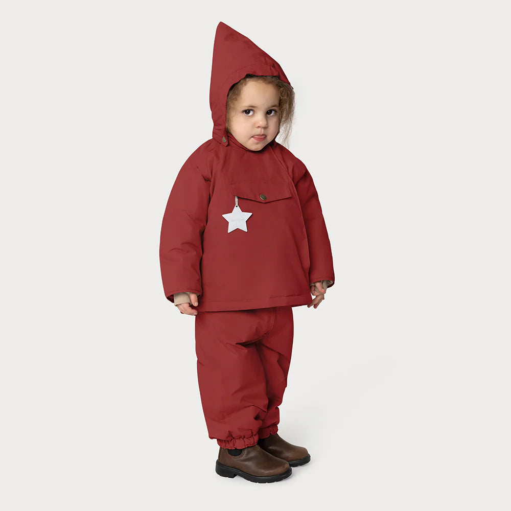 >MINI A TURE Kids WANG Winter Jacket - Red Merlot