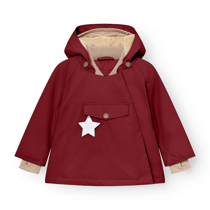 >MINI A TURE Kids WANG Winter Jacket - Red Merlot
