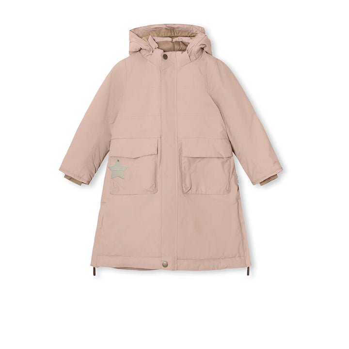 MINI A TURE Kids MATVENCASTAIA Winter Long Jacket - Adobe rose