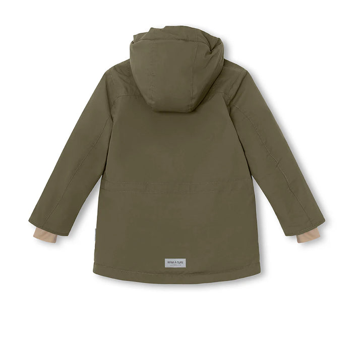 MINI A TURE Kids MATKASTORIO Winter Jacket - Olive Night