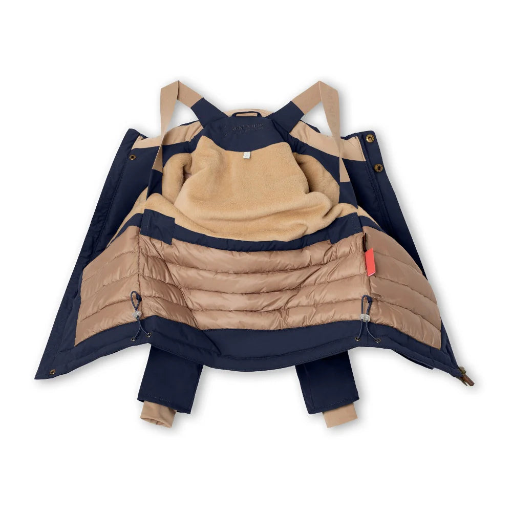MINI A TURE Kids MATKASTORIO Fleece Lined Winter Jacket - Outer Space