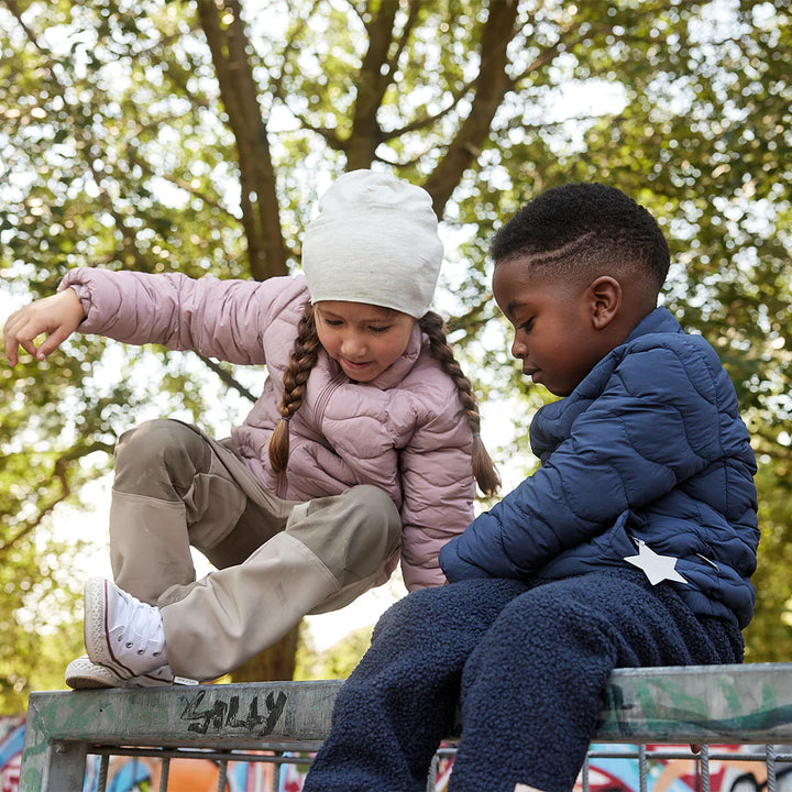 MINI A TURE Kids MATNAVA Light Weight Dupont Jacket - Outer Space