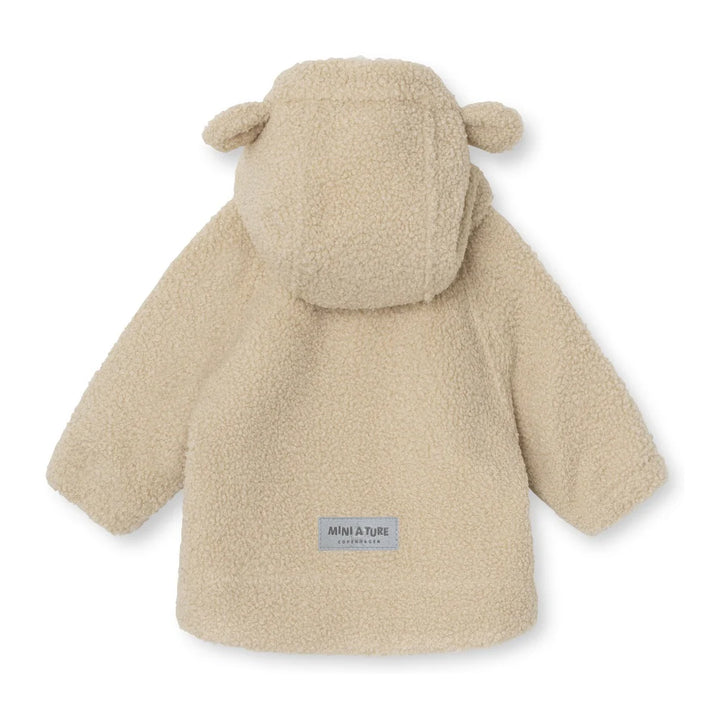 MINI A TURE Baby MATYAKA Sherpa Jacket - Angora Cream