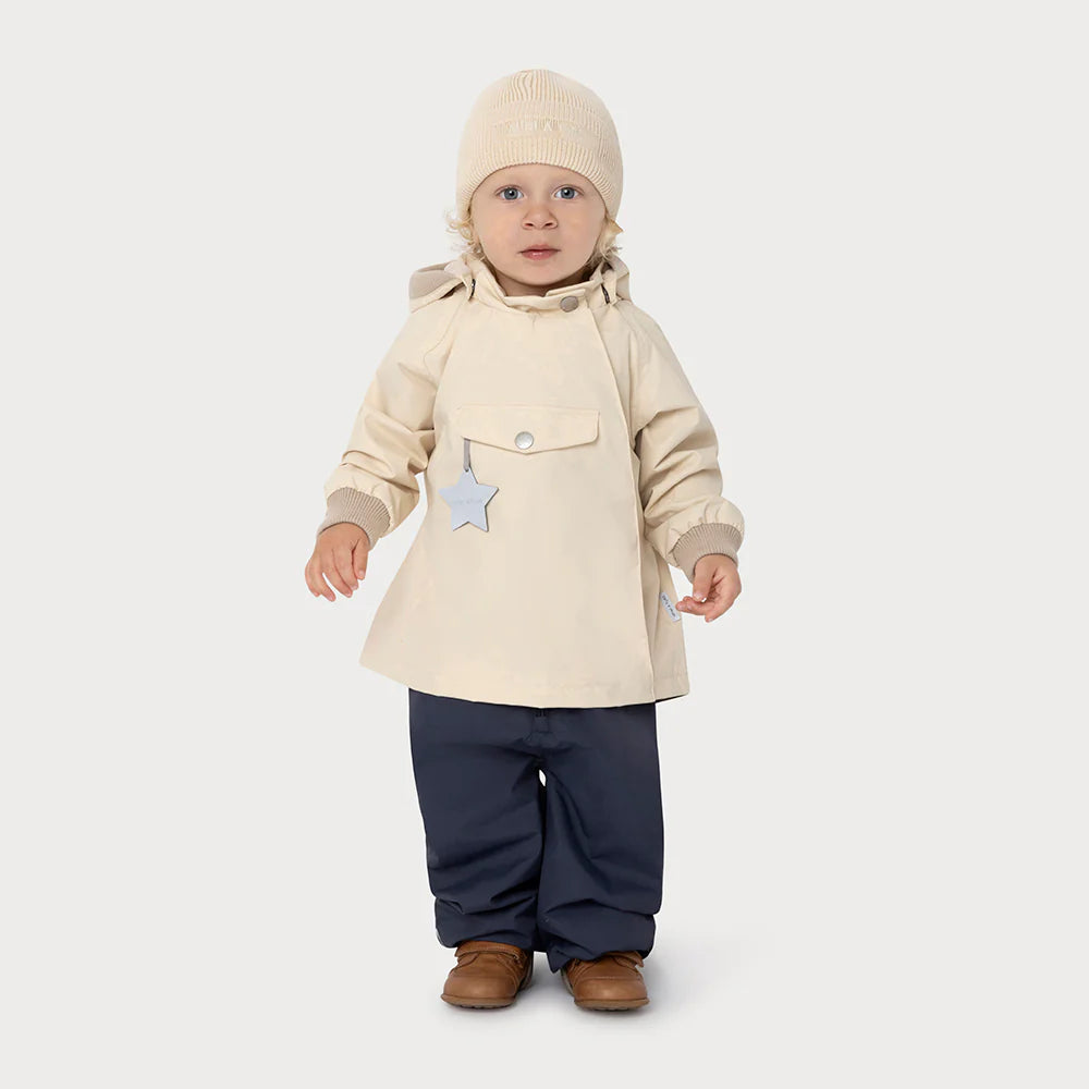 MINI A TURE Kids MATBOJE Cotton Beanie - Double Cream