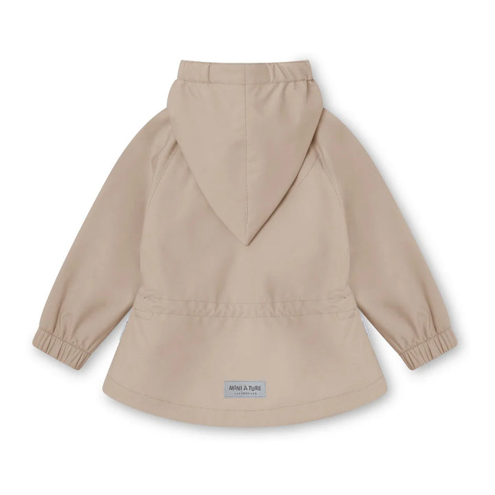 >MINI A TURE Kids MATWAI Spring Softshell Jacket - Sesame