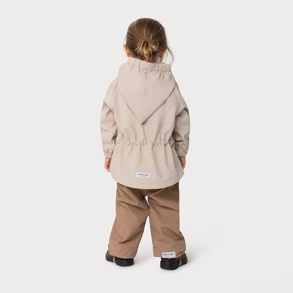 >MINI A TURE Kids MATWAI Spring Softshell Jacket - Sesame