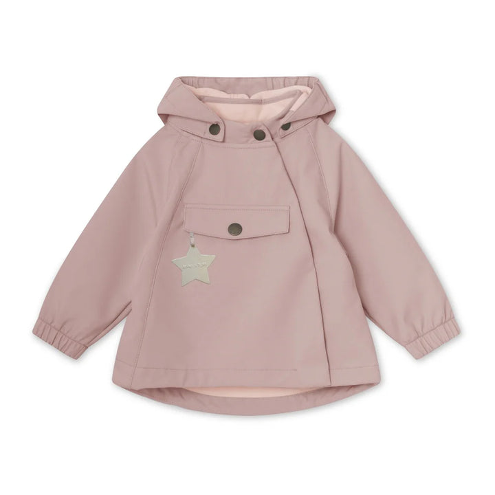 >MINI A TURE Kids MATWAI Spring Softshell Jacket - Cloudy Rose