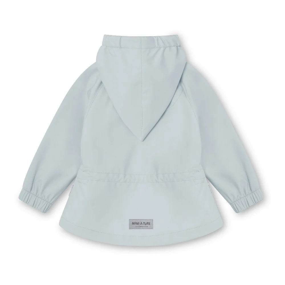 >MINI A TURE Kids MATWAI Spring Softshell Jacket - Pearl Blue