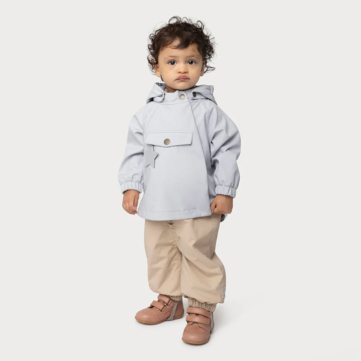 >MINI A TURE Kids MATWAI Spring Softshell Jacket - Pearl Blue