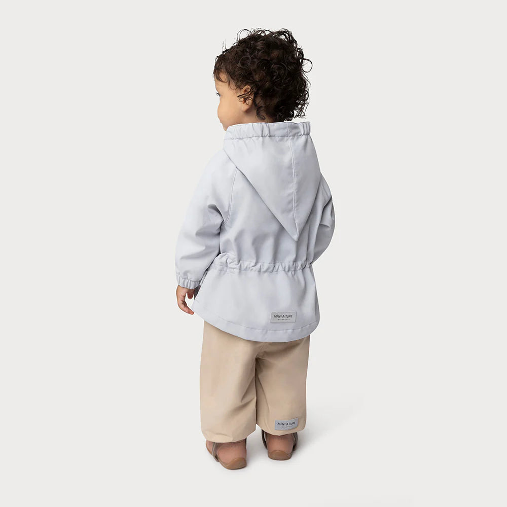 >MINI A TURE Kids MATWAI Spring Softshell Jacket - Pearl Blue