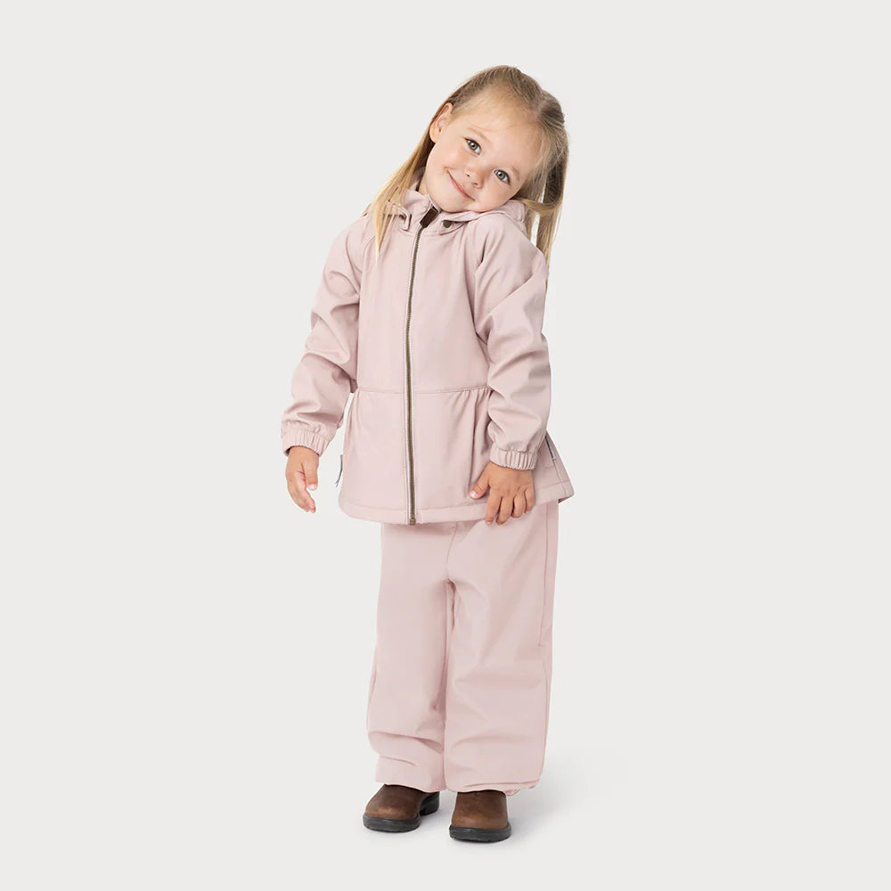 MINI A TURE Kids MATBRIDDI Softshell Jacket - Cloudy Rose