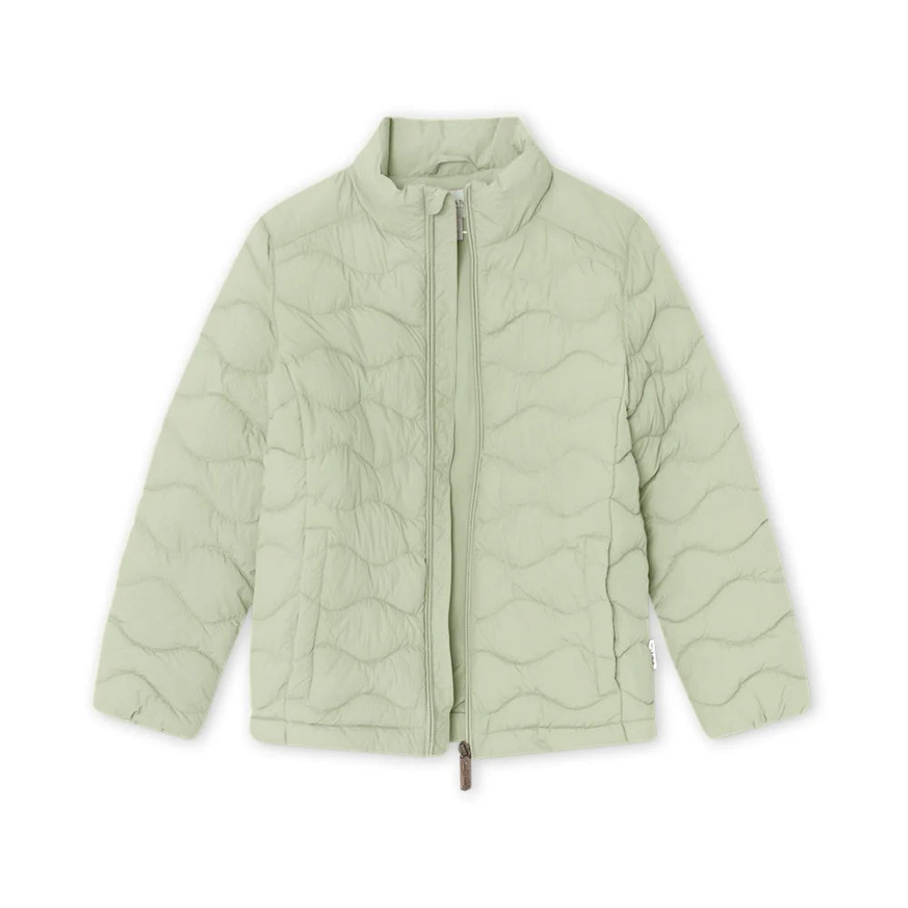 MINI A TURE Kids MATNAVA Light Weight Dupont Jacket - Tea Green