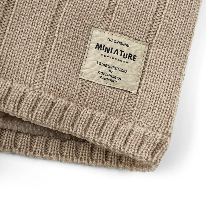 MINI A TURE Kids MATGOI Fleece Lined Neckwarmer - Savannah Tan