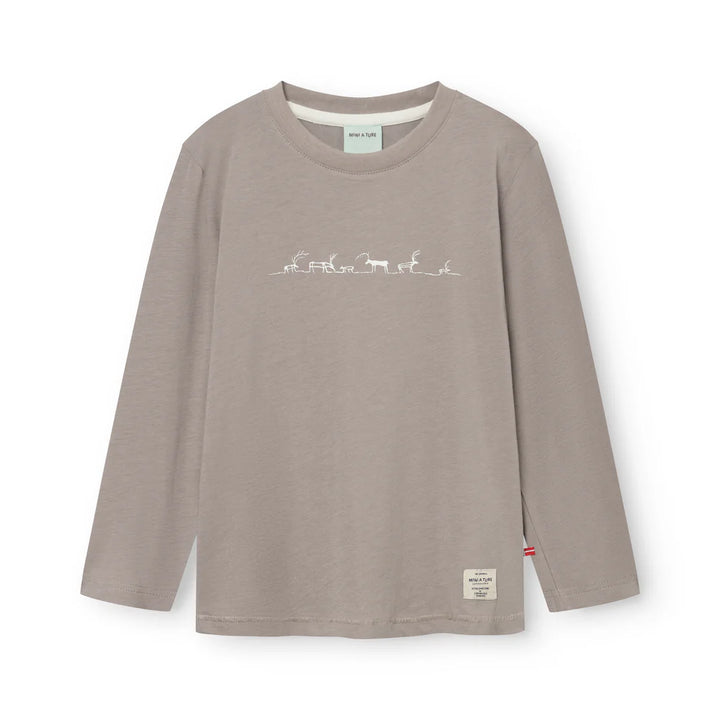 MINI A TURE Kids MATCHAPTER Long Sleeve T-Shirt - Zinc Purple