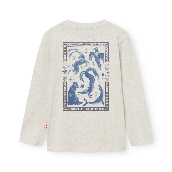 MINI A TURE Kids MATCHAPTER Long Sleeve T-Shirt - Dark Grey Melange