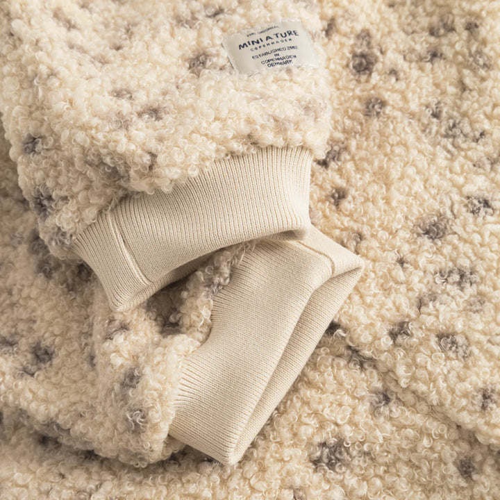 MINI A TURE Baby MATADEL Teddyfleece Jumpsuit - Wild Specks