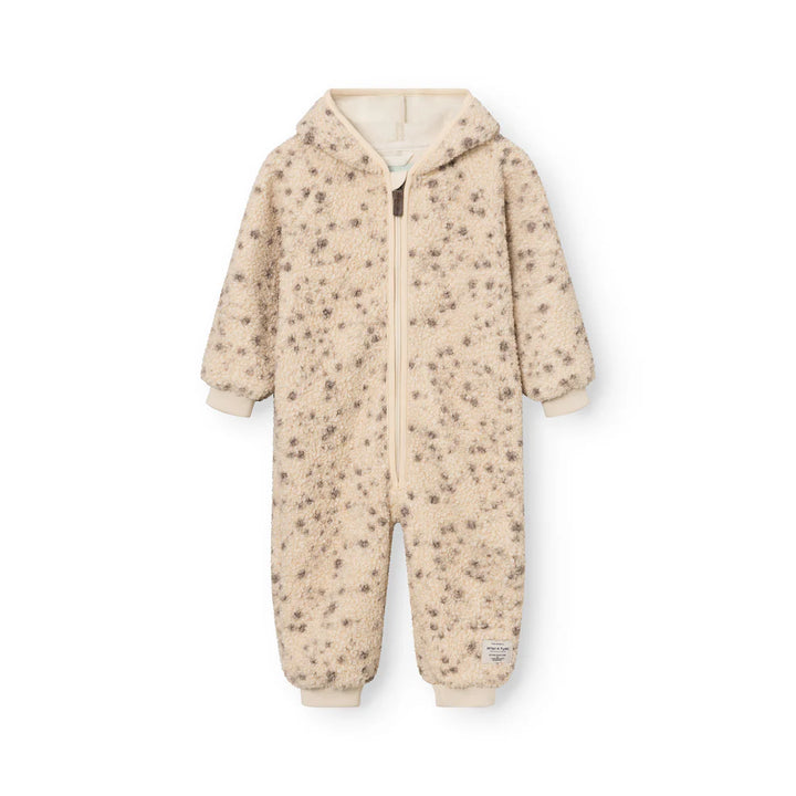 MINI A TURE Baby MATADEL Teddyfleece Jumpsuit - Wild Specks