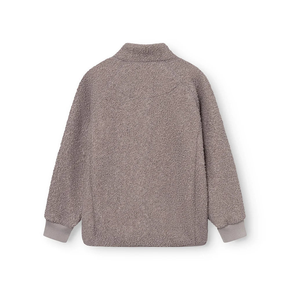 MINI A TURE Kids MATCEDRIC Teddyfleece Zip Jacket - Zinc Purple