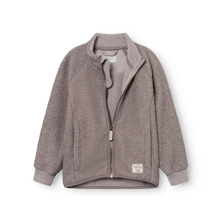 MINI A TURE Kids MATCEDRIC Teddyfleece Zip Jacket - Zinc Purple