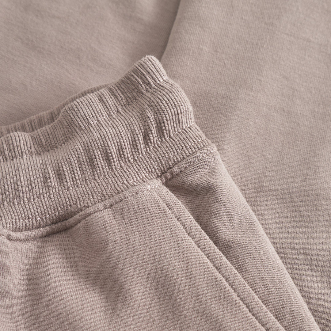 MINI A TURE Kids MATALFI+MATEVEN Zip Hoodie w/ Sweatpants Set - Grey Brown