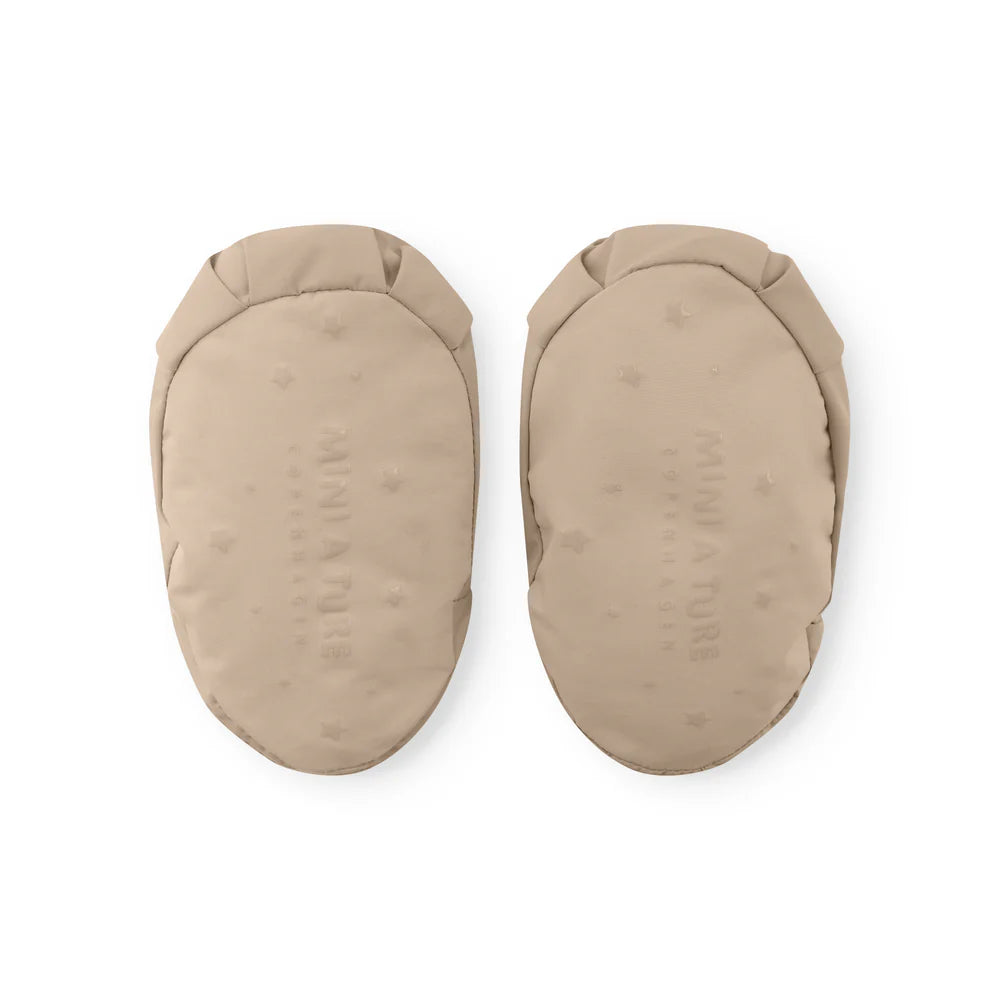 MINI A TURE Baby MATWALENTY Winter Snow Pants with Outdoor Socks - Savannah Tan