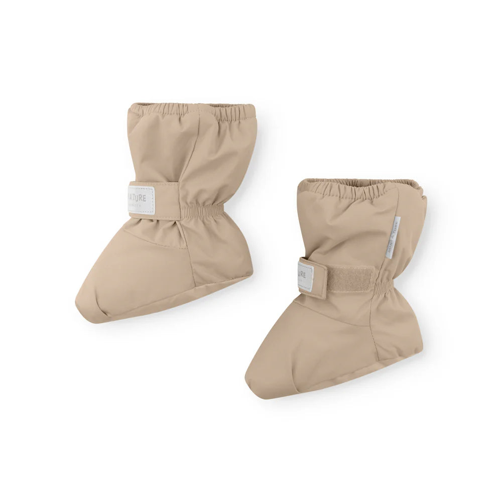 MINI A TURE Baby MATWALENTY Winter Snow Pants with Outdoor Socks - Savannah Tan