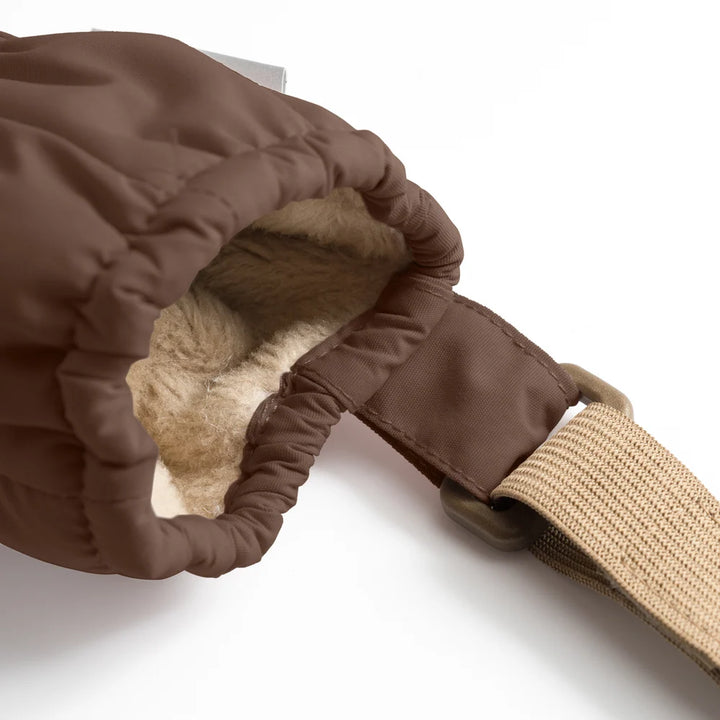 MINI A TURE Kids MATCORDT Fleece Lined Gloves - Rootbeer Brown
