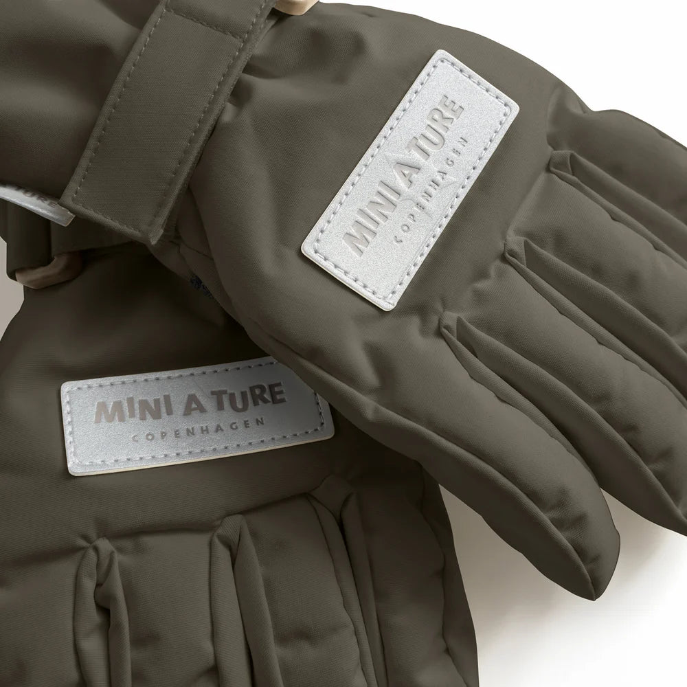 MINI A TURE Kids MATCELIO Gloves - Tarmac Green