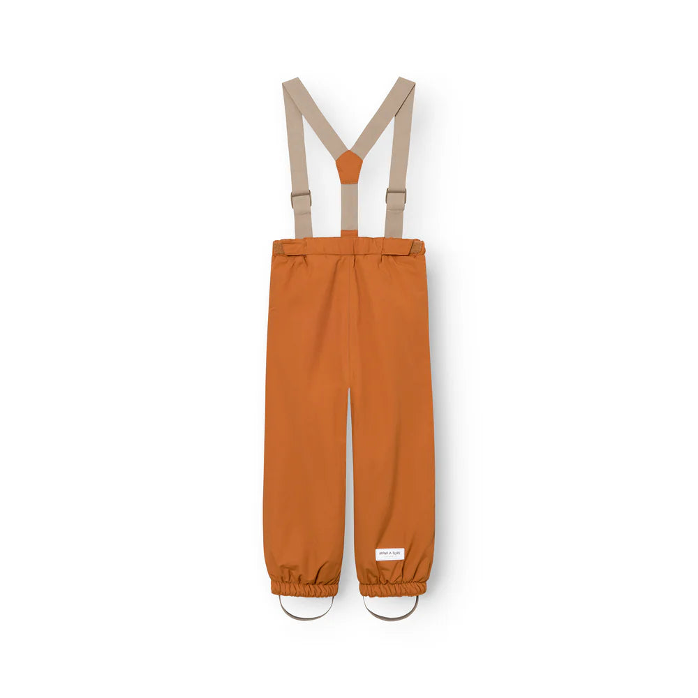 MINI A TURE Kids MATWILAS Snow Pants - Leather Brown